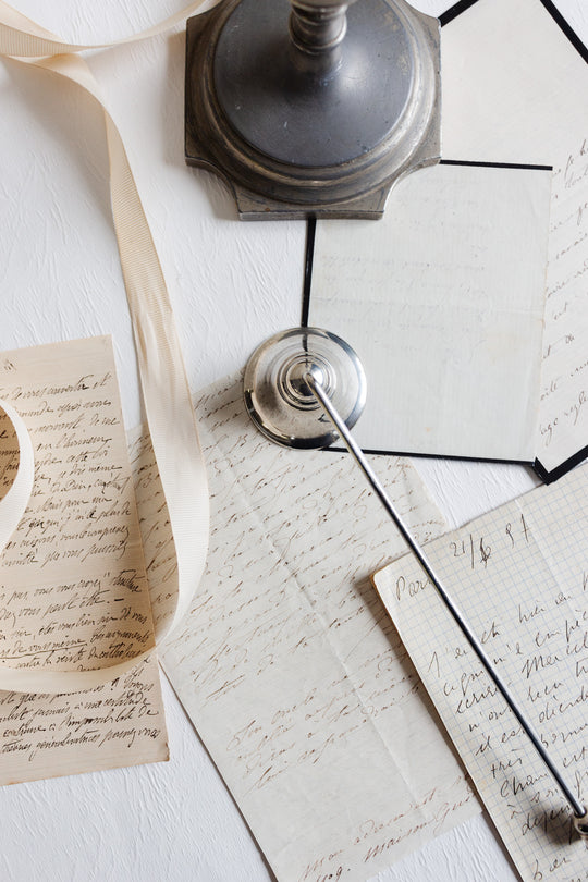 antique french silver candle snuffer