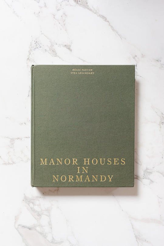 vintage hardcover coffee table book, "manor houses in normandy"