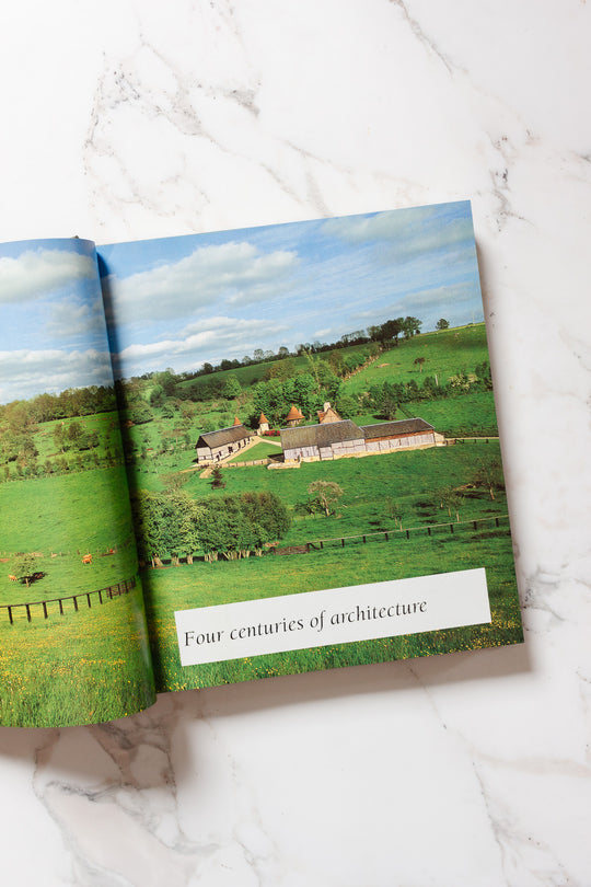 vintage hardcover coffee table book, "manor houses in normandy"