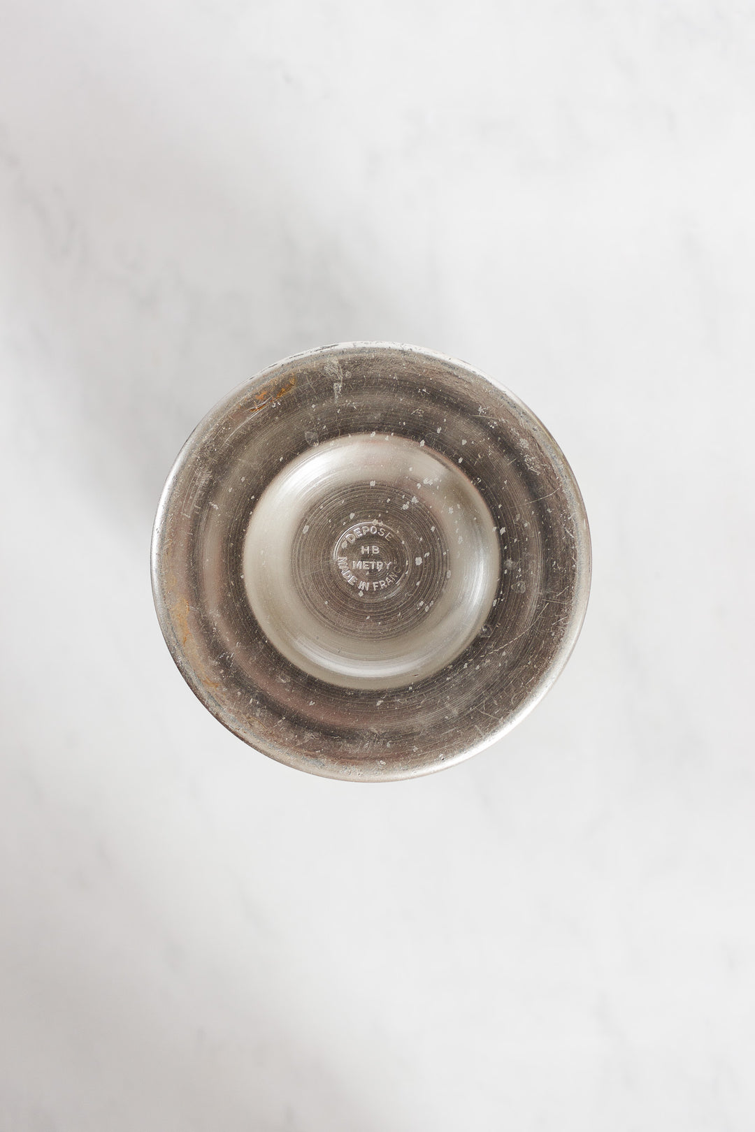 vintage french aluminum Taittinger champagne bucket