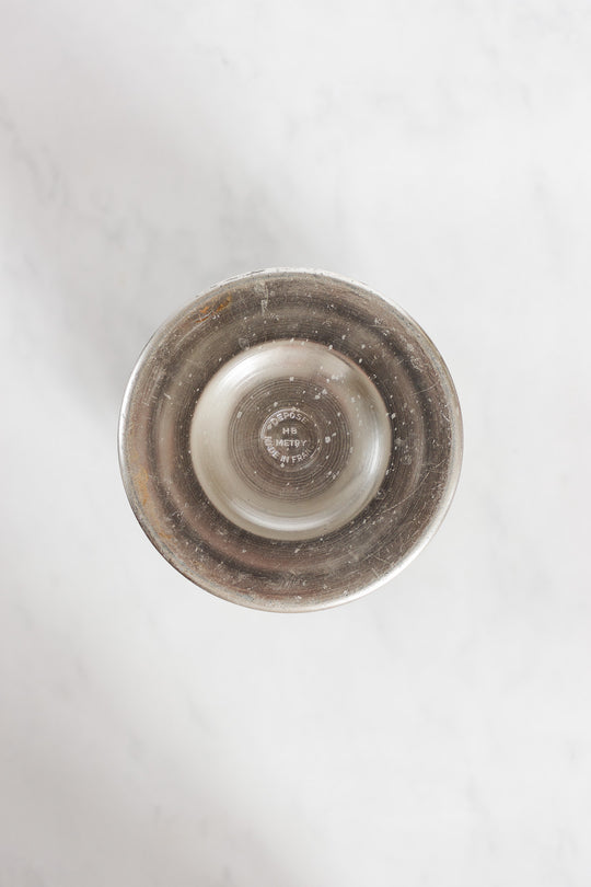 vintage french aluminum Taittinger champagne bucket