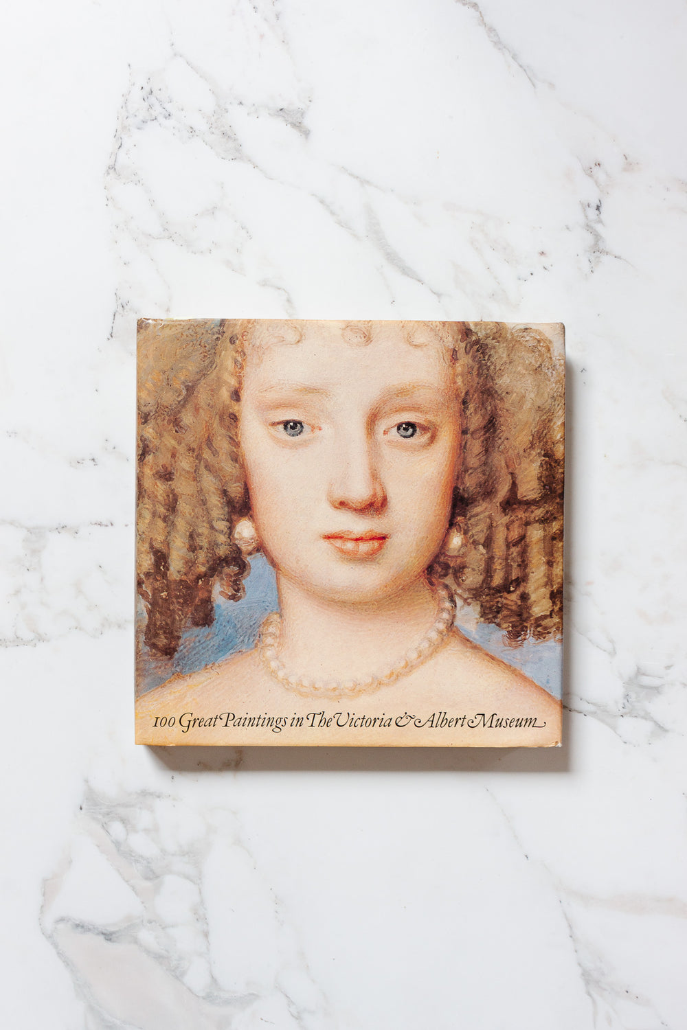 vintage art book, “100 great paintings in the Victoria & Albert museum"