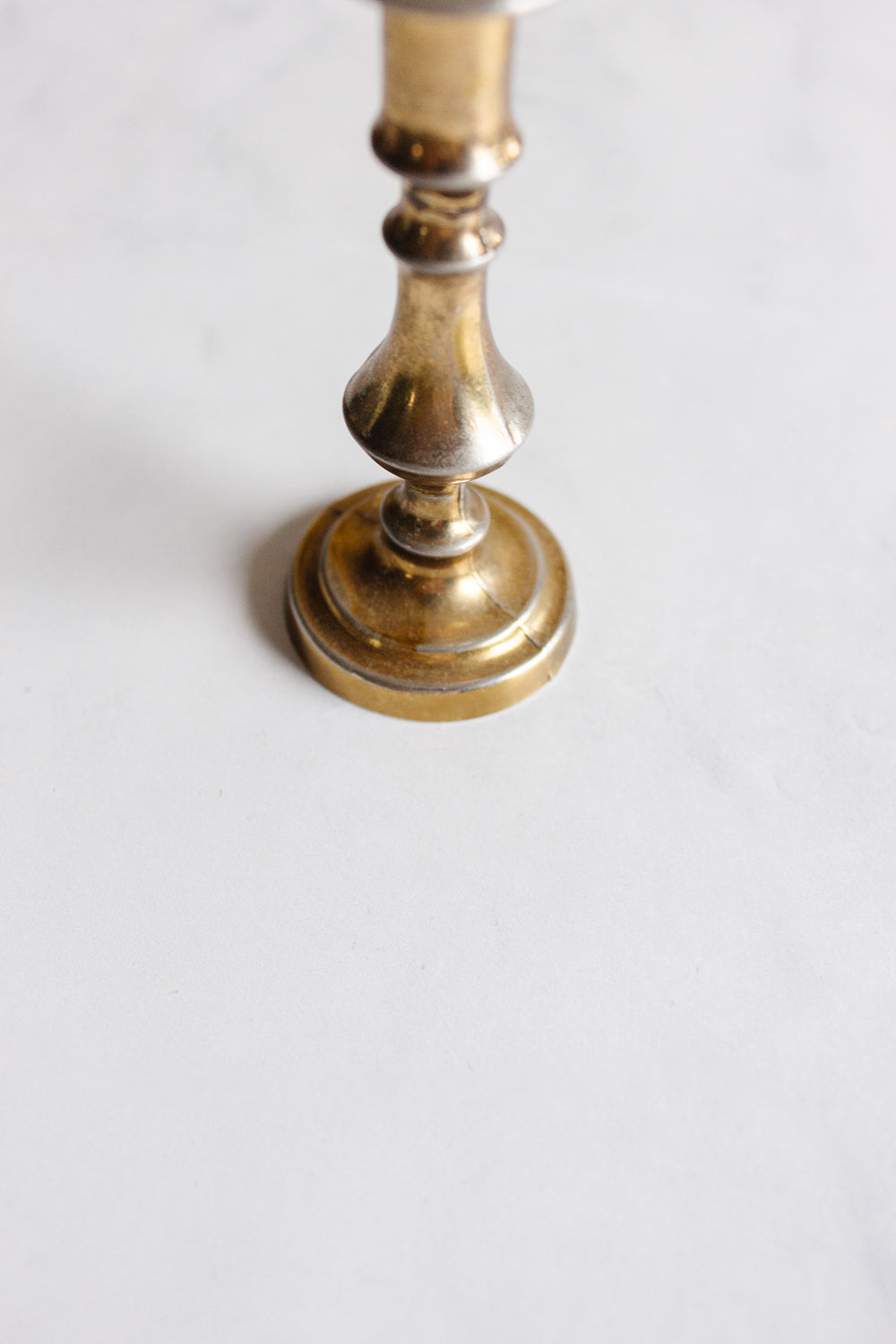 vintage English "petite" candlestick