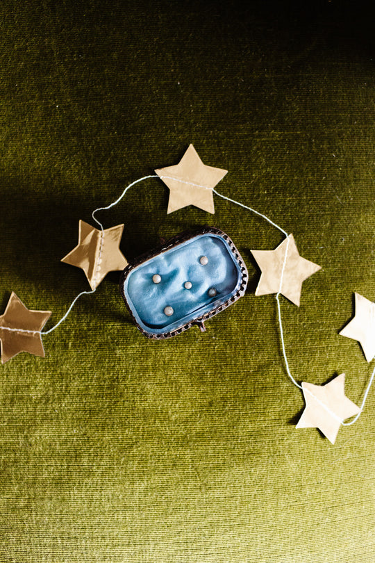 antique french petite beveled glass and ormolu bijoux casket