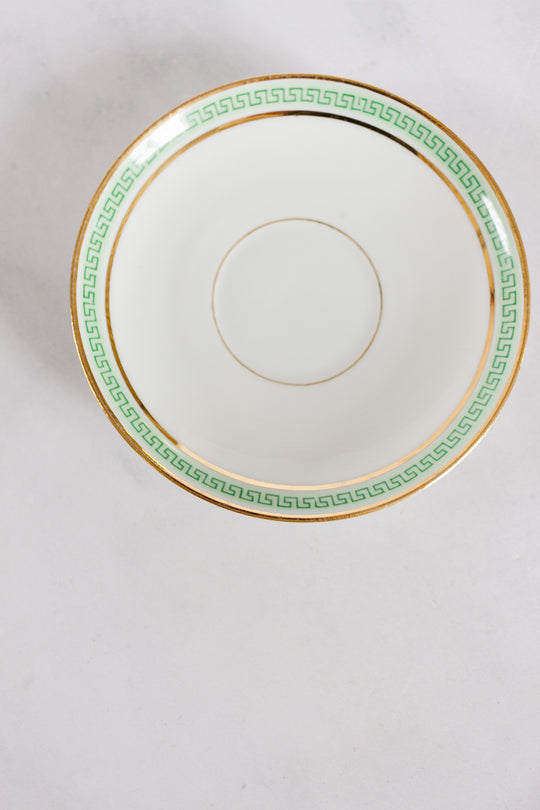 turn of the century D&C L. Bernadaud 22k greek key coffee set