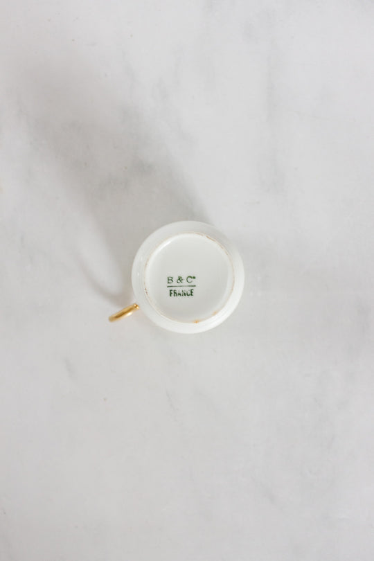 turn of the century D&C L. Bernadaud 22k greek key coffee set