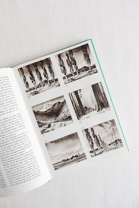 "trees and landscapes" vintage art book