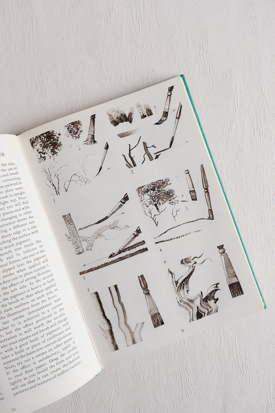 "trees and landscapes" vintage art book