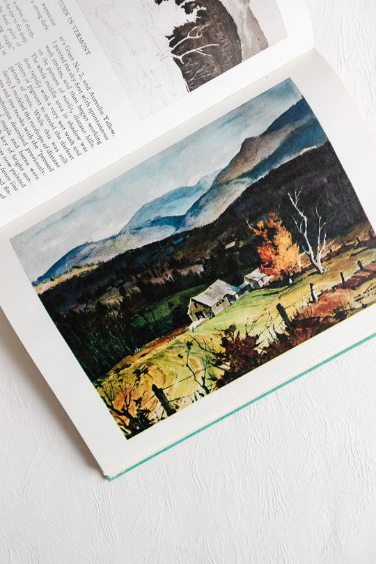 "trees and landscapes" vintage art book