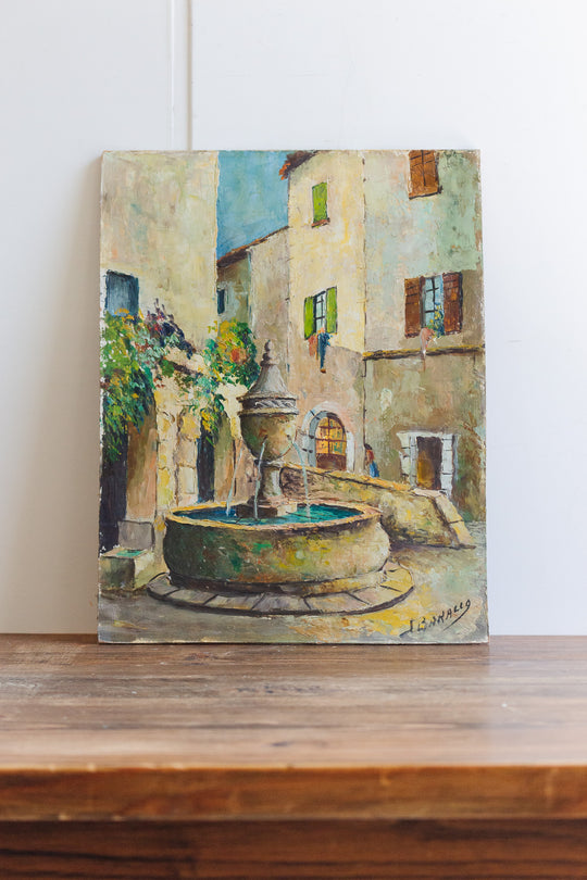 la fontaine dans la rue
