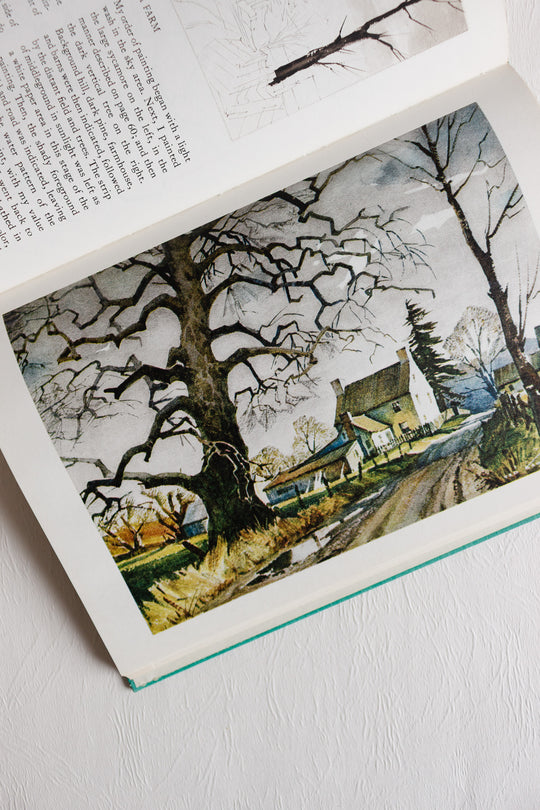 "trees and landscapes" vintage art book