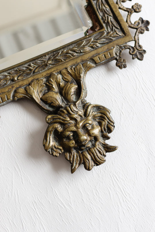 late 19th century french baroque revival mascaron mirror