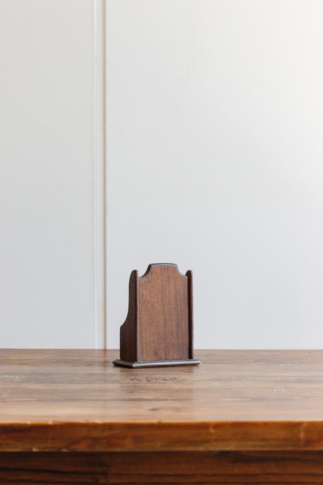 vintage french perpetual calendar in wooden stand