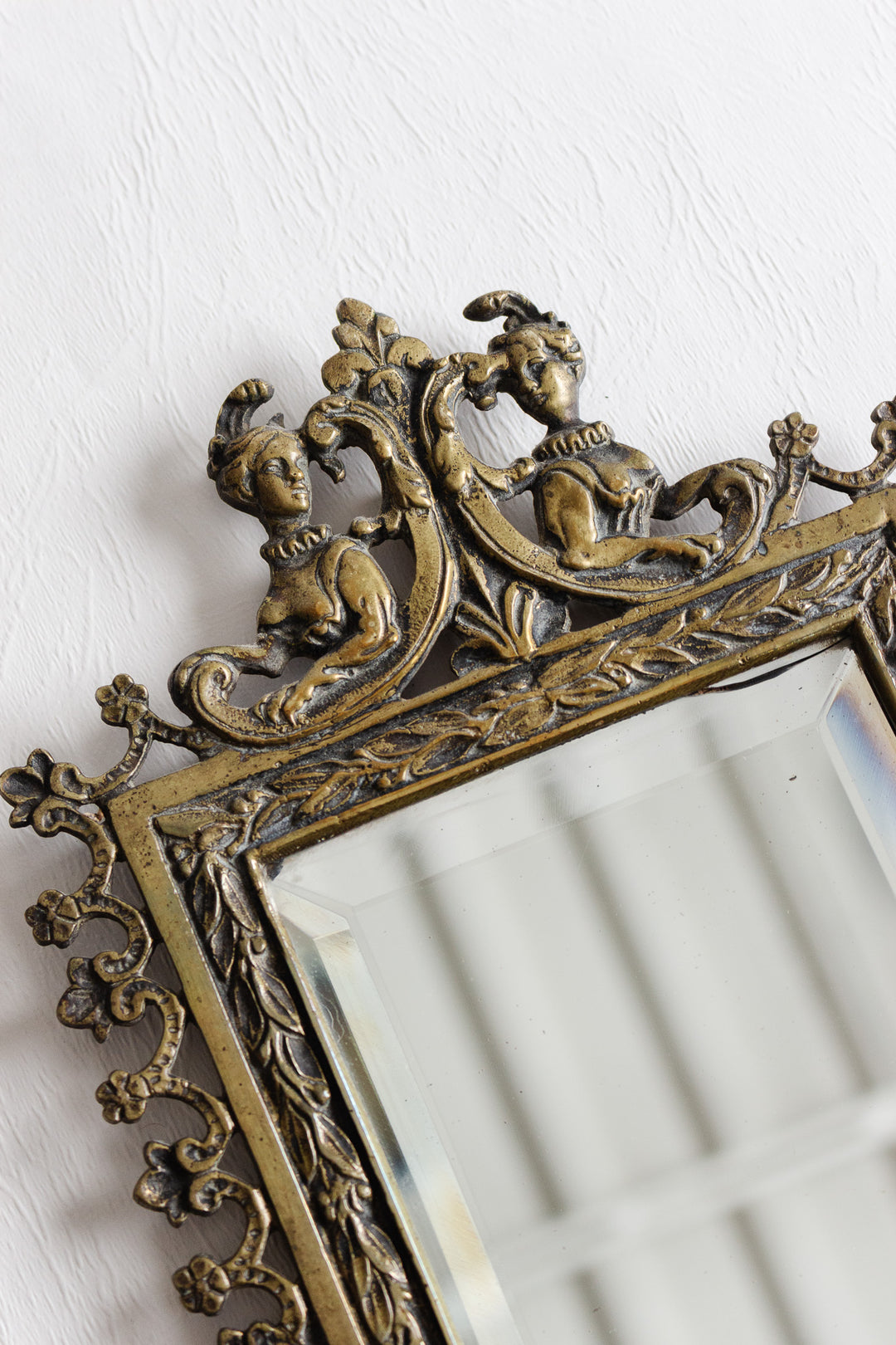 late 19th century french baroque revival mascaron mirror