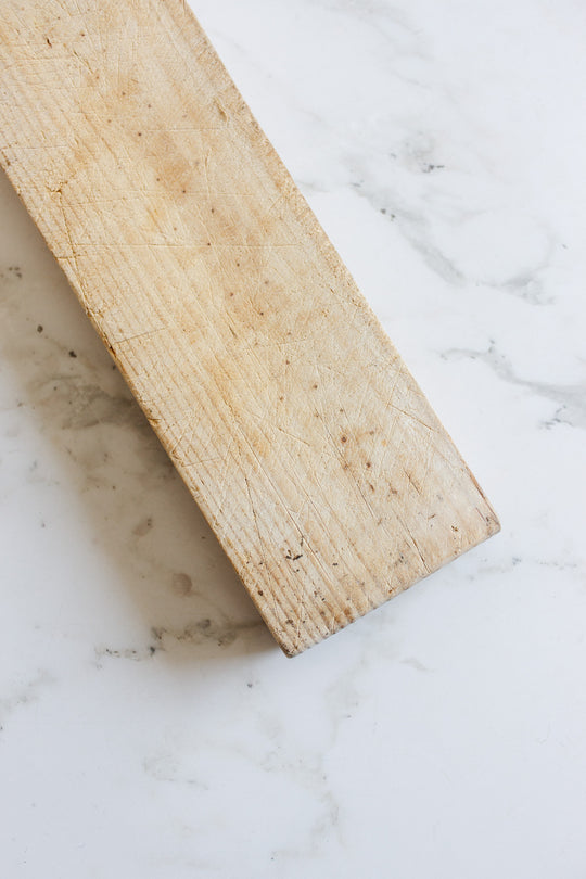 vintage french wooden  breadboard