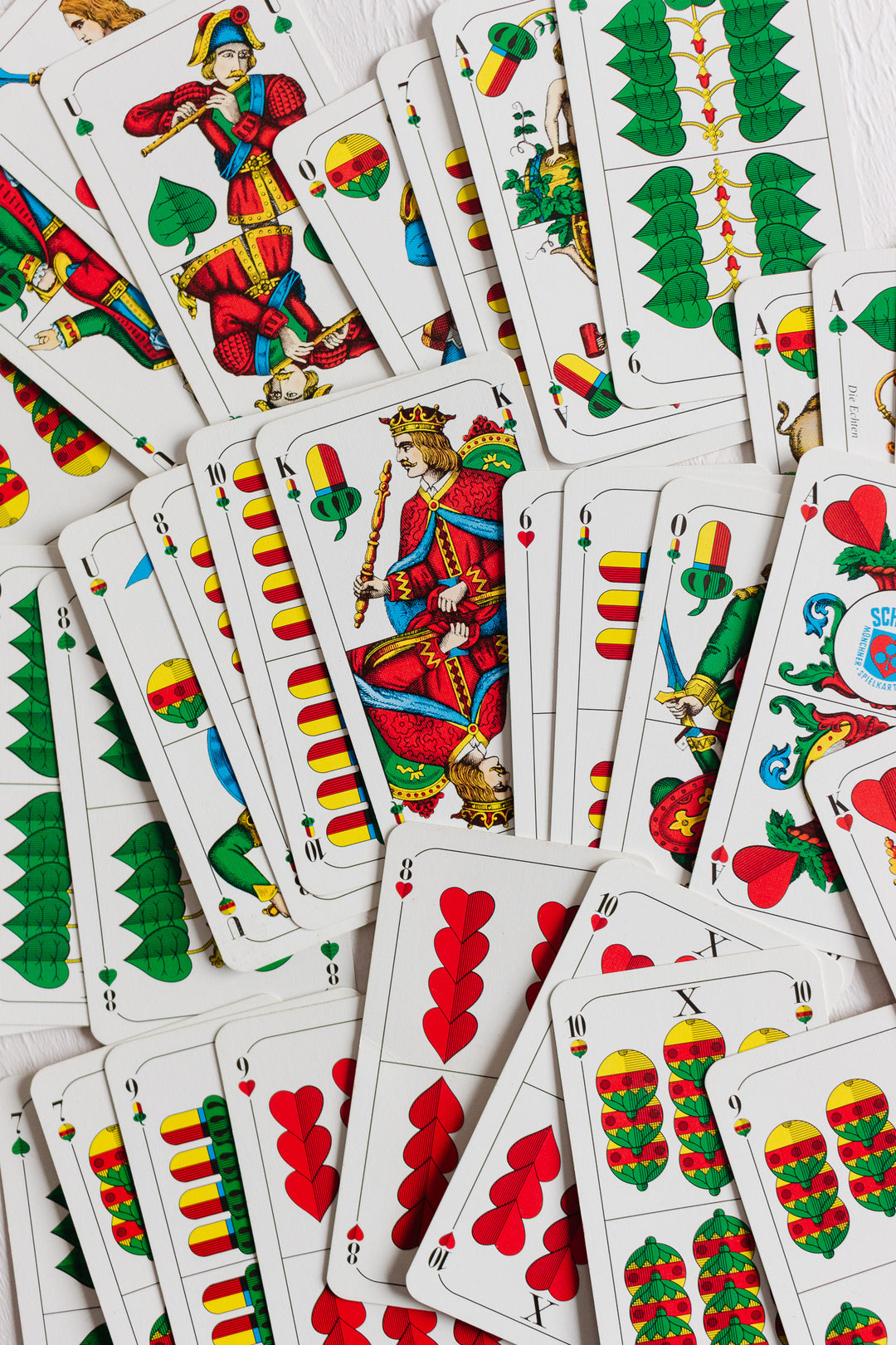 vintage german piatnik promotional playing cards