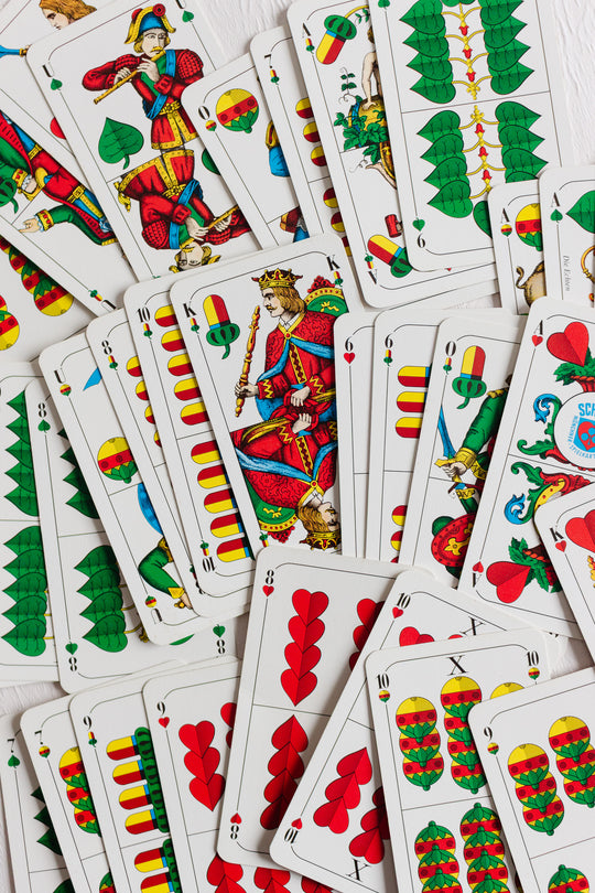 vintage german piatnik promotional playing cards