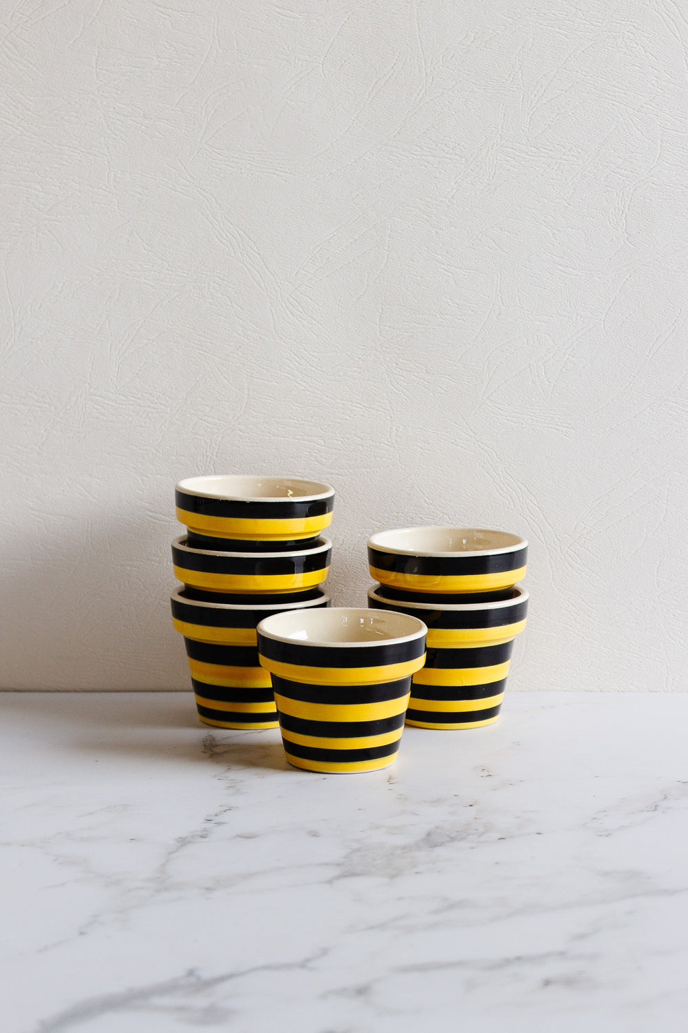 rare midcentury faïence pot made by M.Y.B. Croix-de-Vie