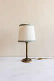 midcentury French gilt bronze table lamp