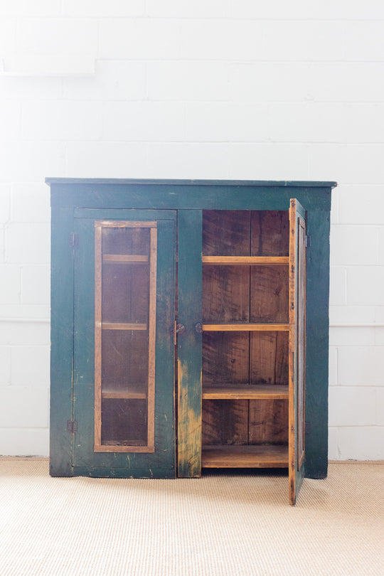 antique primitive pie safe cabinet