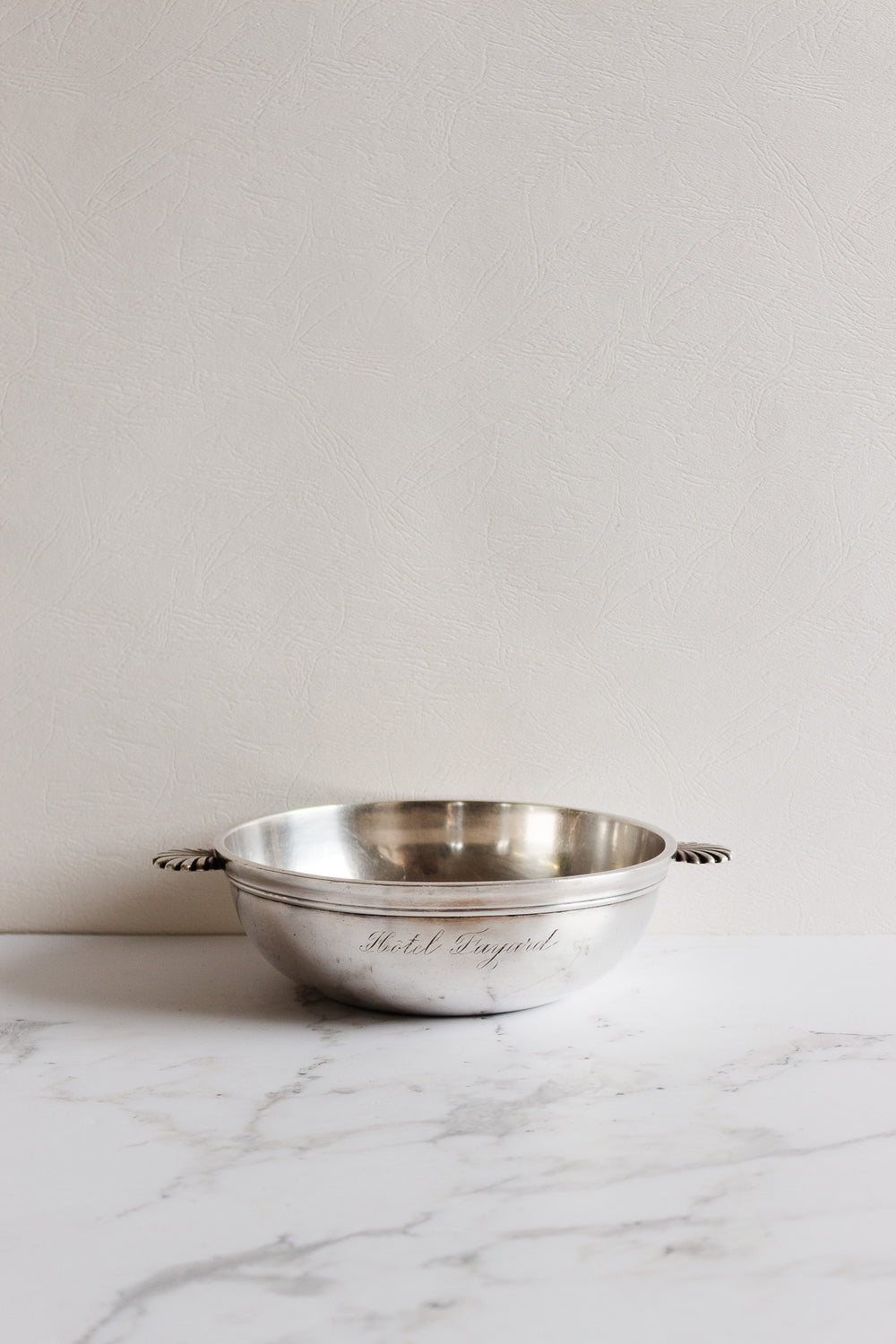 rare antique french "hotel fayard" silver centrepiece bowl