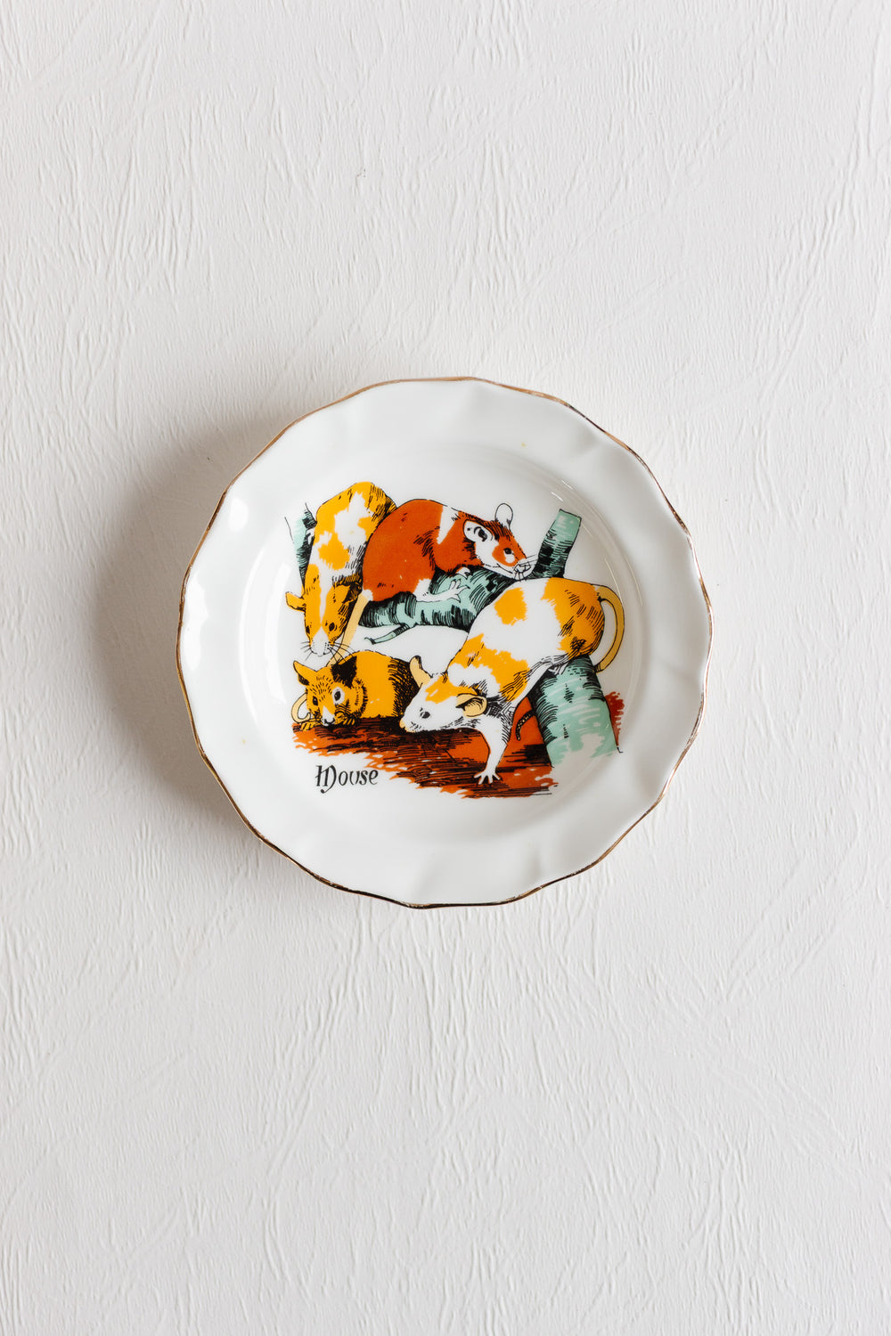 royal sutherland bone china "mouse" trinket dish