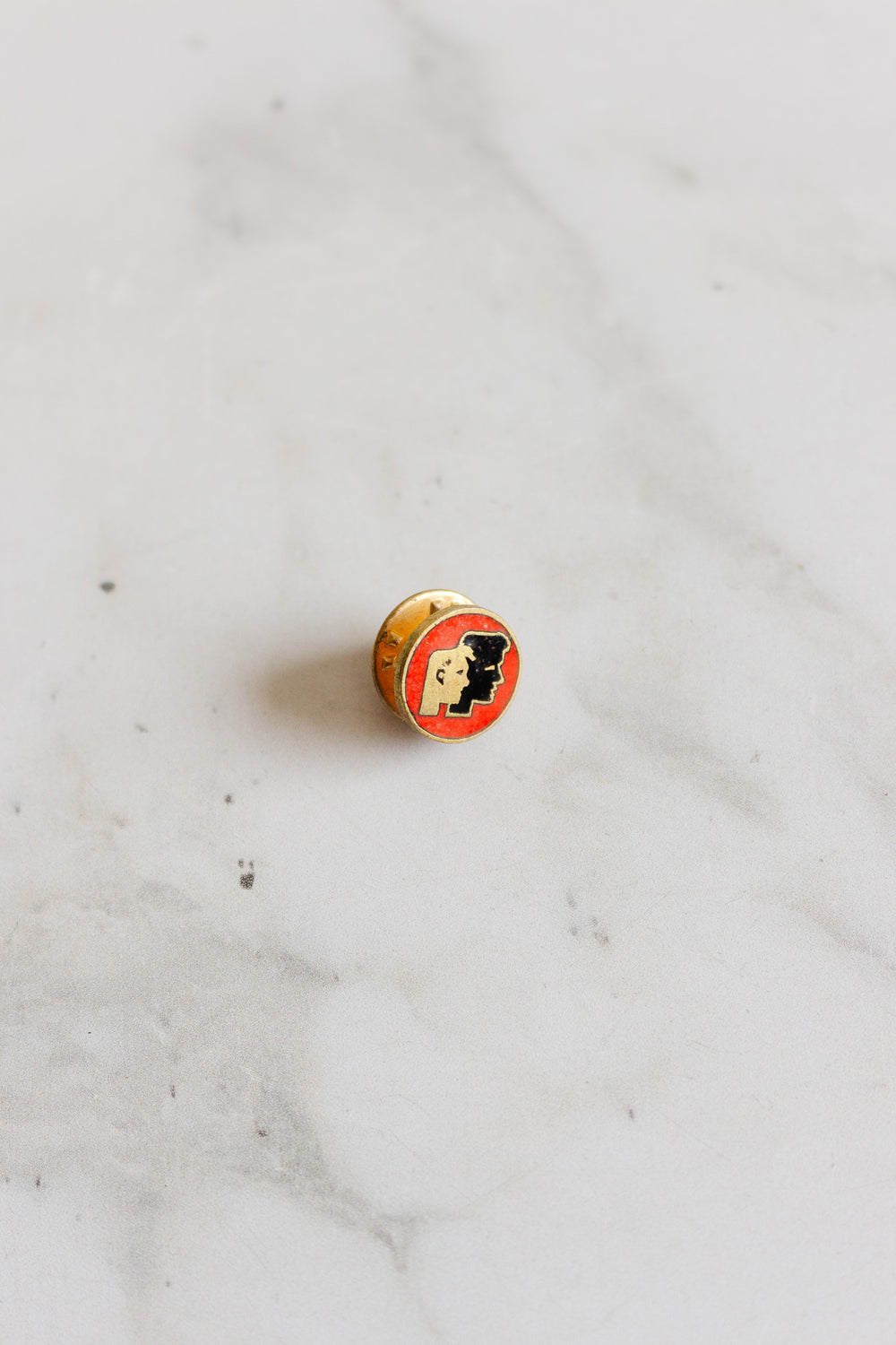 midcentury french "conseil scolaire" enamel pin
