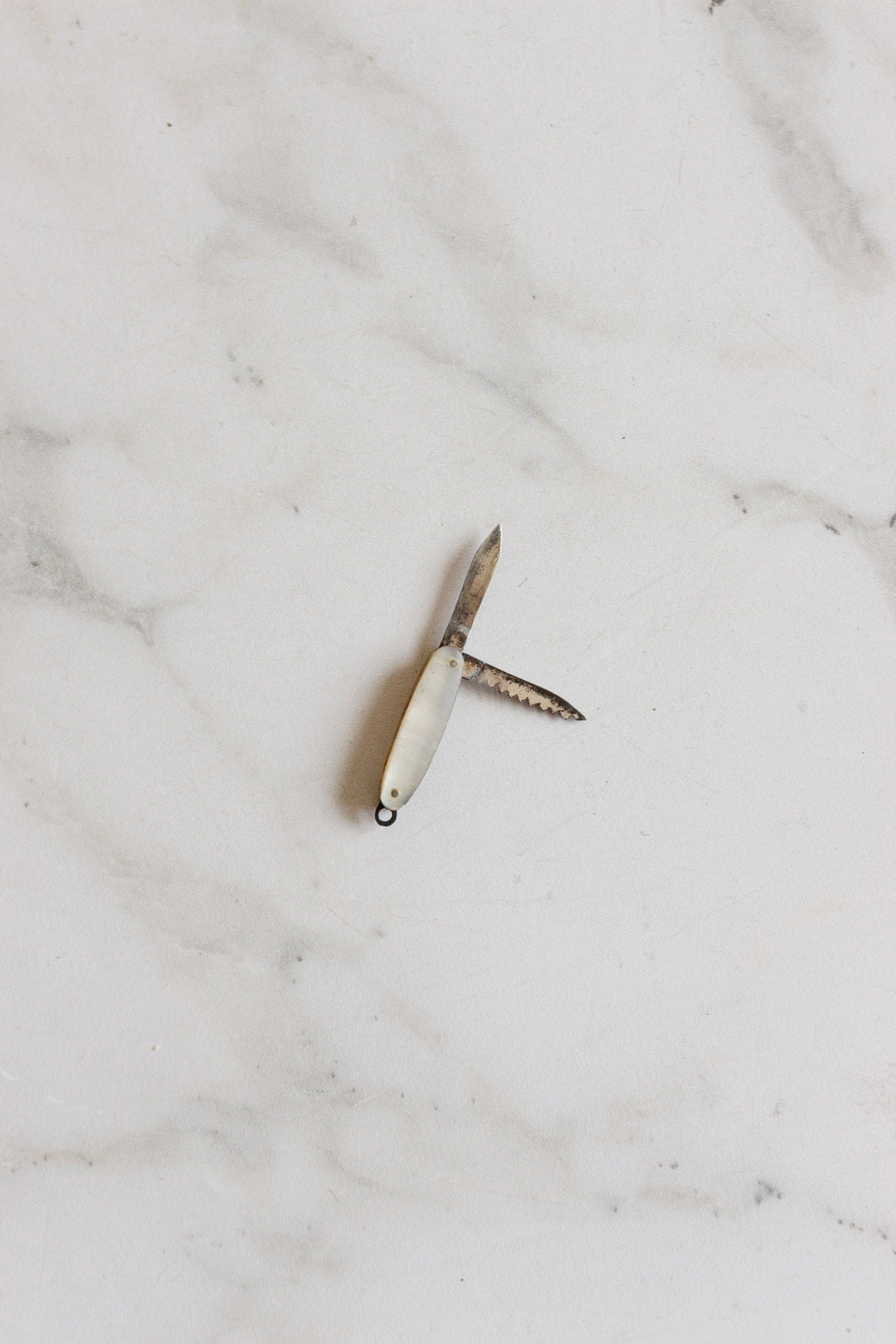 rare and unusual antique french mother of pearl dollhouse pocket knife