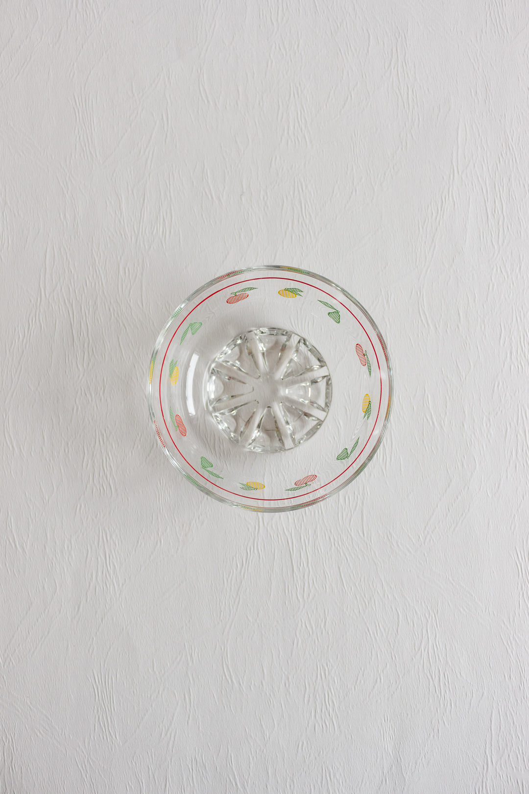 pair of vintage italian dessert glass bowls