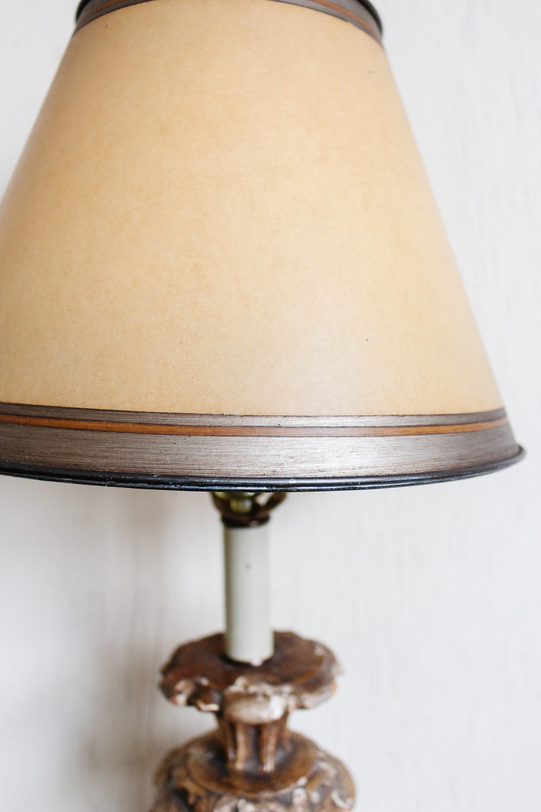 antique florentine weathered table lamp