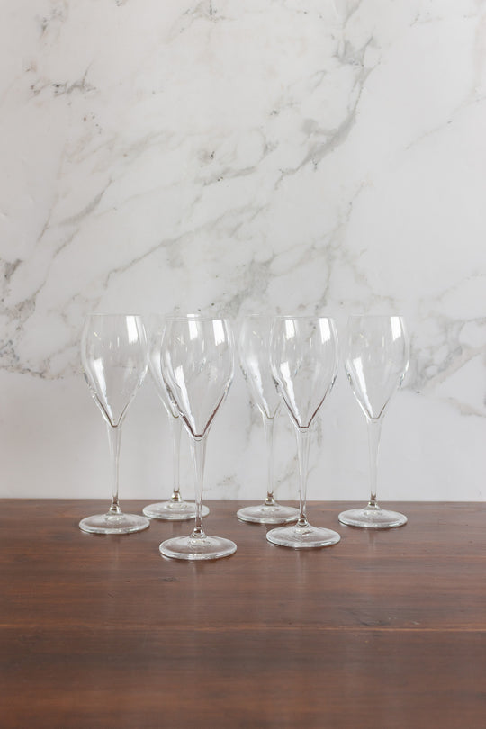 vintage french "laurent perrier" champagne bucket and set of 6 matching glasses glasses