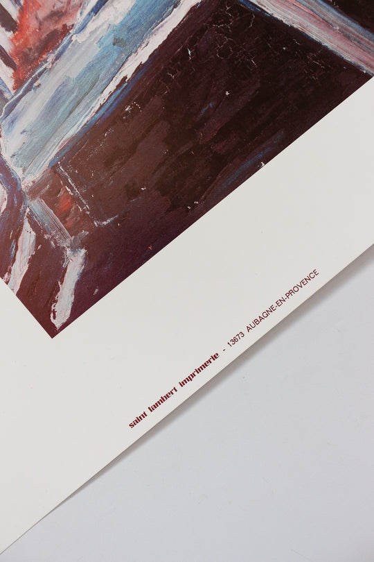 vintage french Christian Harrel-Courtes exhibition poster at galerie jouvene