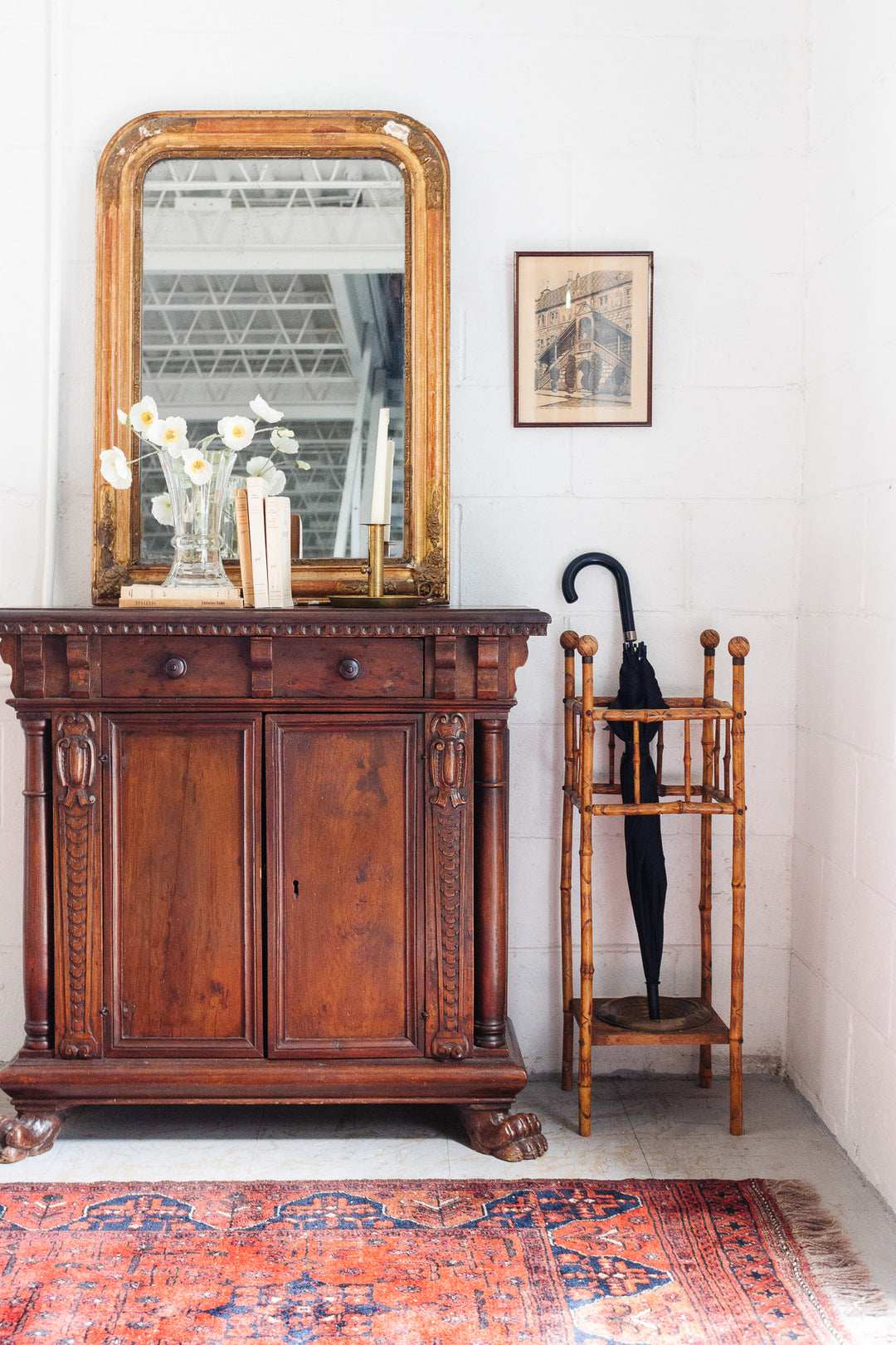 19th century Victorian aesthetic movement bamboo umbrella stand