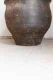 vintage french large painted terra cotta planter