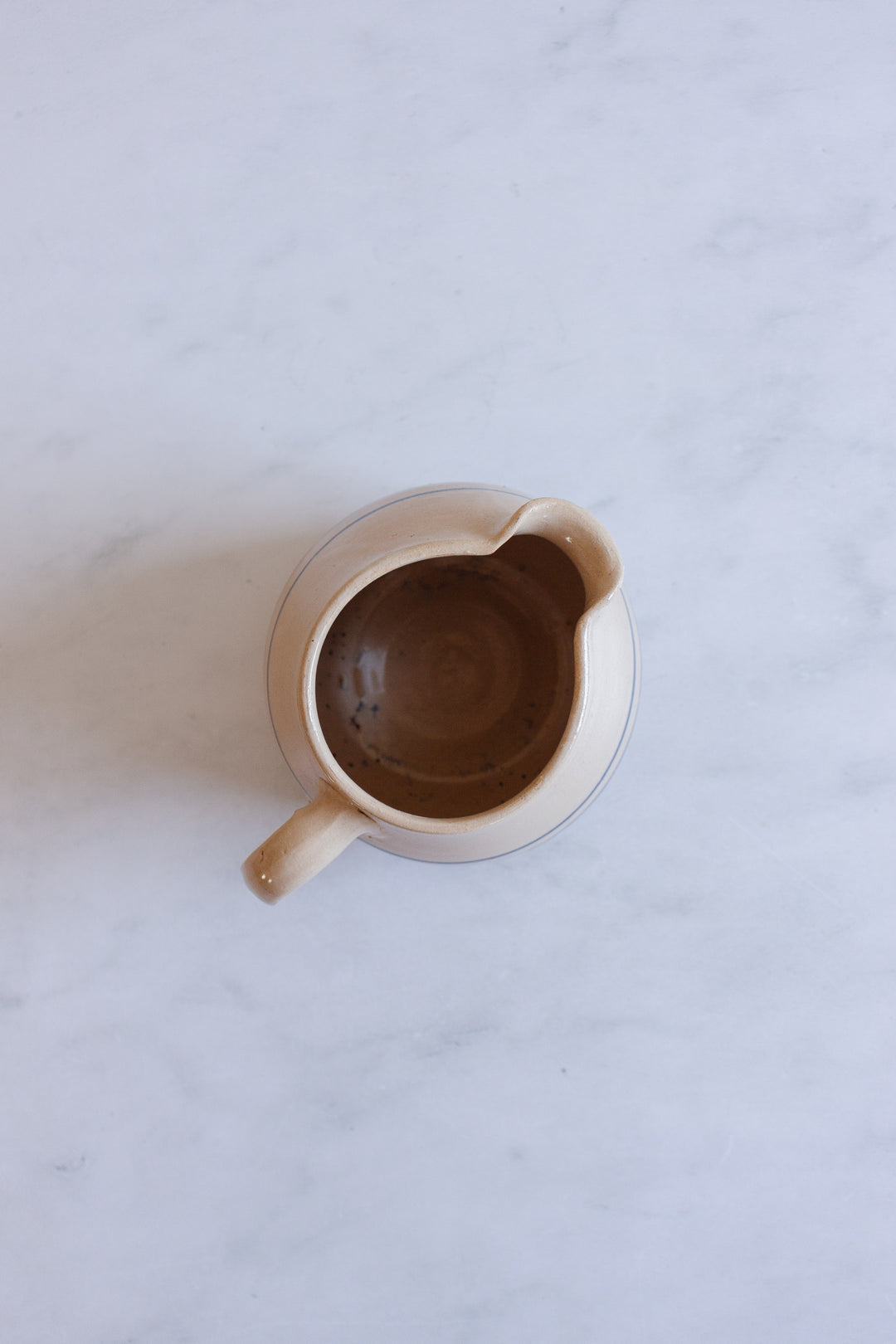 vintage French studio pottery salt glaze pitcher