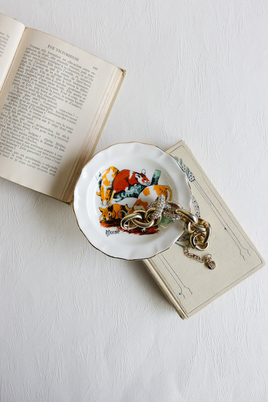 royal sutherland bone china "mouse" trinket dish