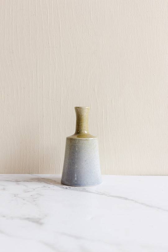 vintage french artisnal bud vase