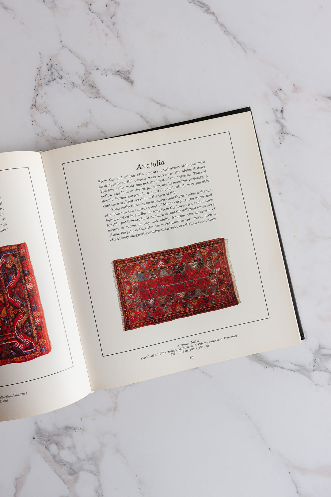 oriental Carpets vintage coffee table book