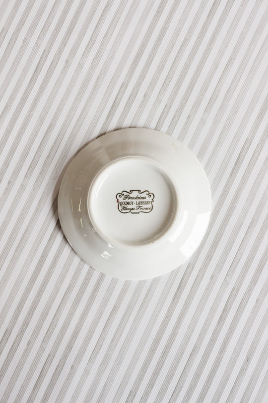 "aux galeries lafayette paris" vintage french porcelain ashtray