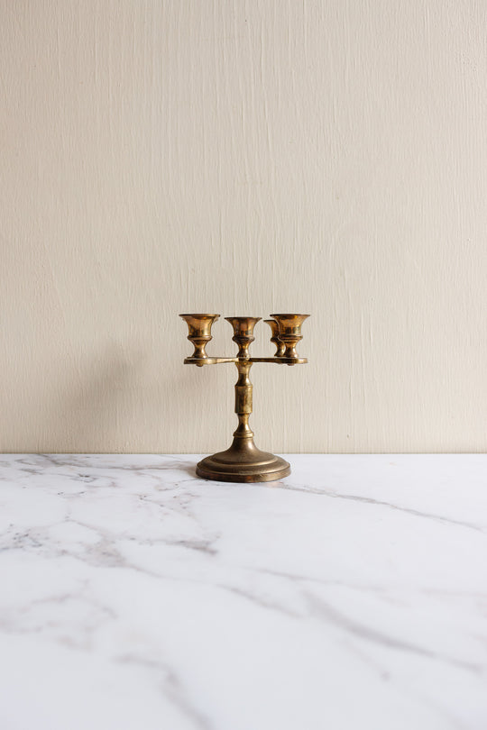 vintage french petite candelabra