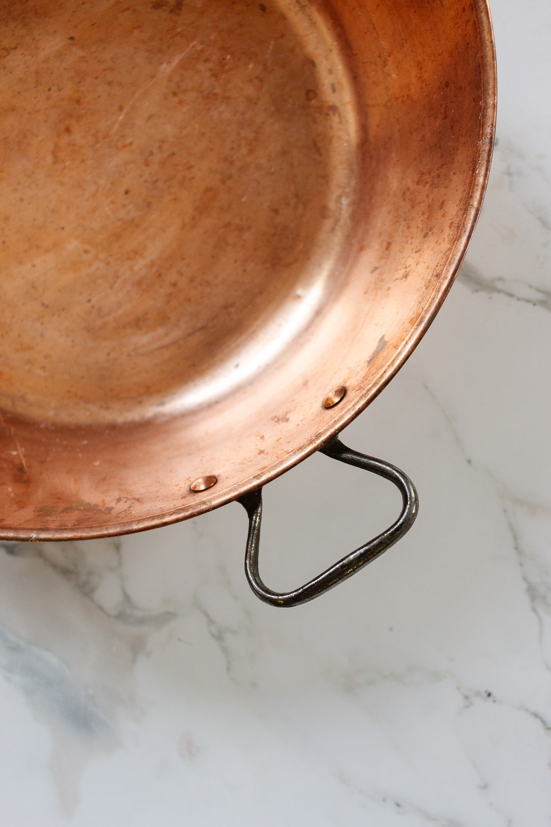 antique french copper jam pot ii