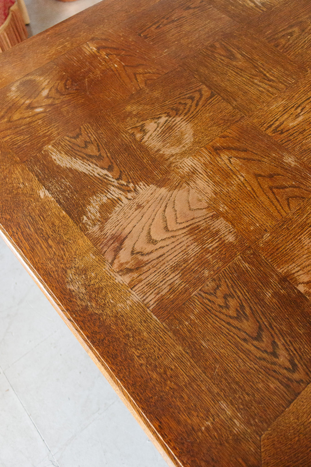 vintage french wood château dining table