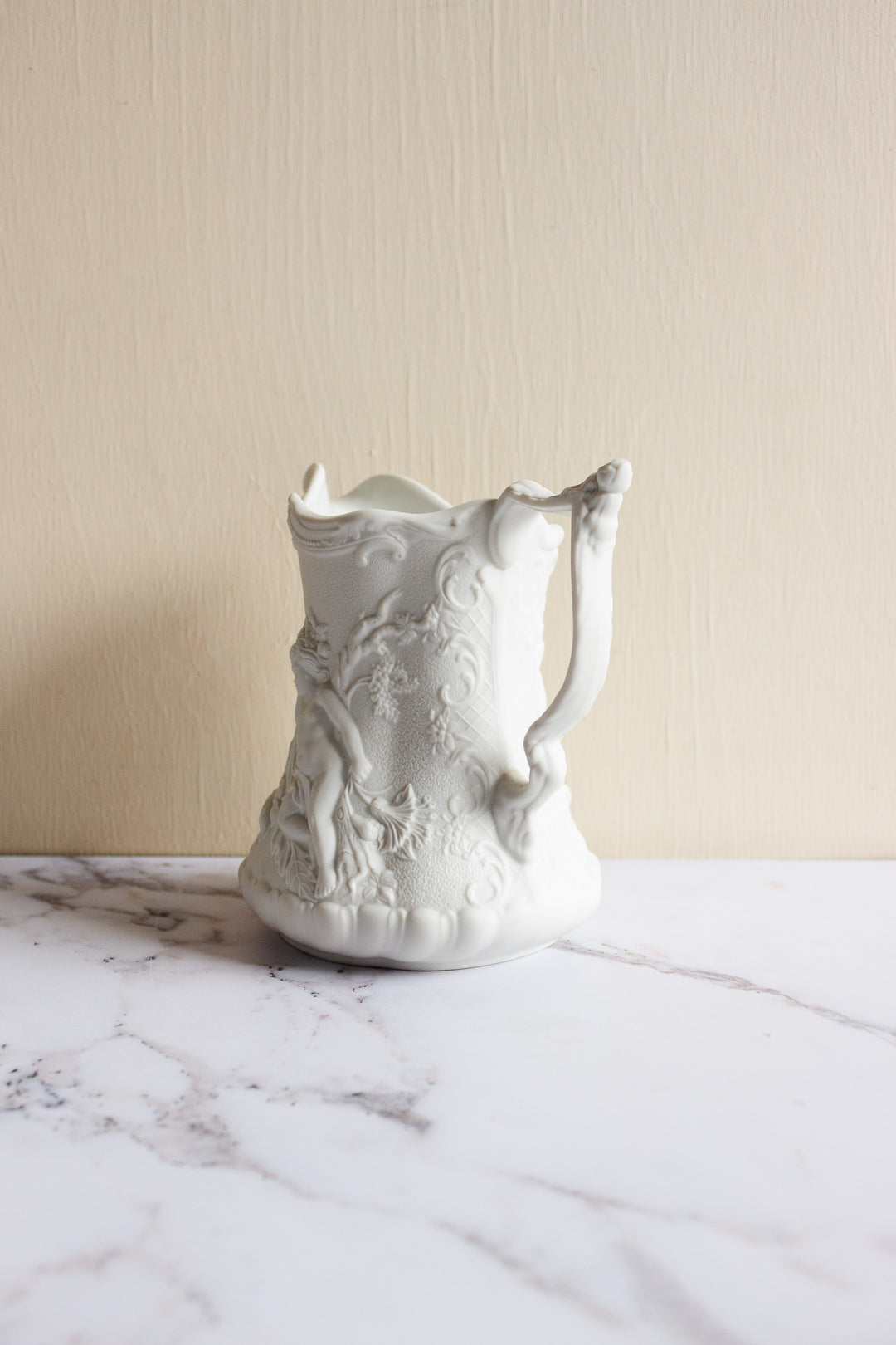 vintage English Portmeiron porcelain bisque vase