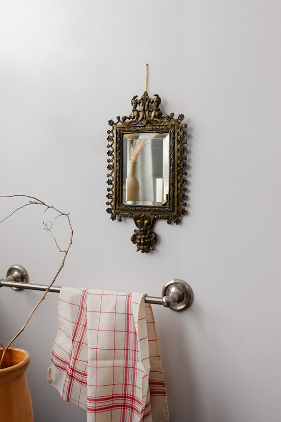 late 19th century french baroque revival mascaron mirror