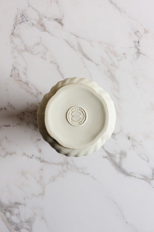 vintage English Portmeiron porcelain bisque vase