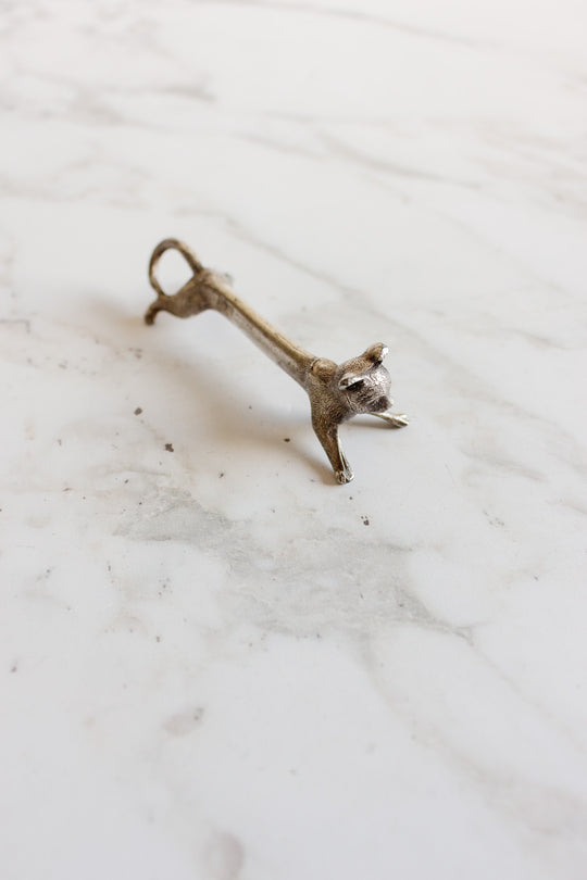 rare 1940s french porte-couteaux zoomorphe, set of 6