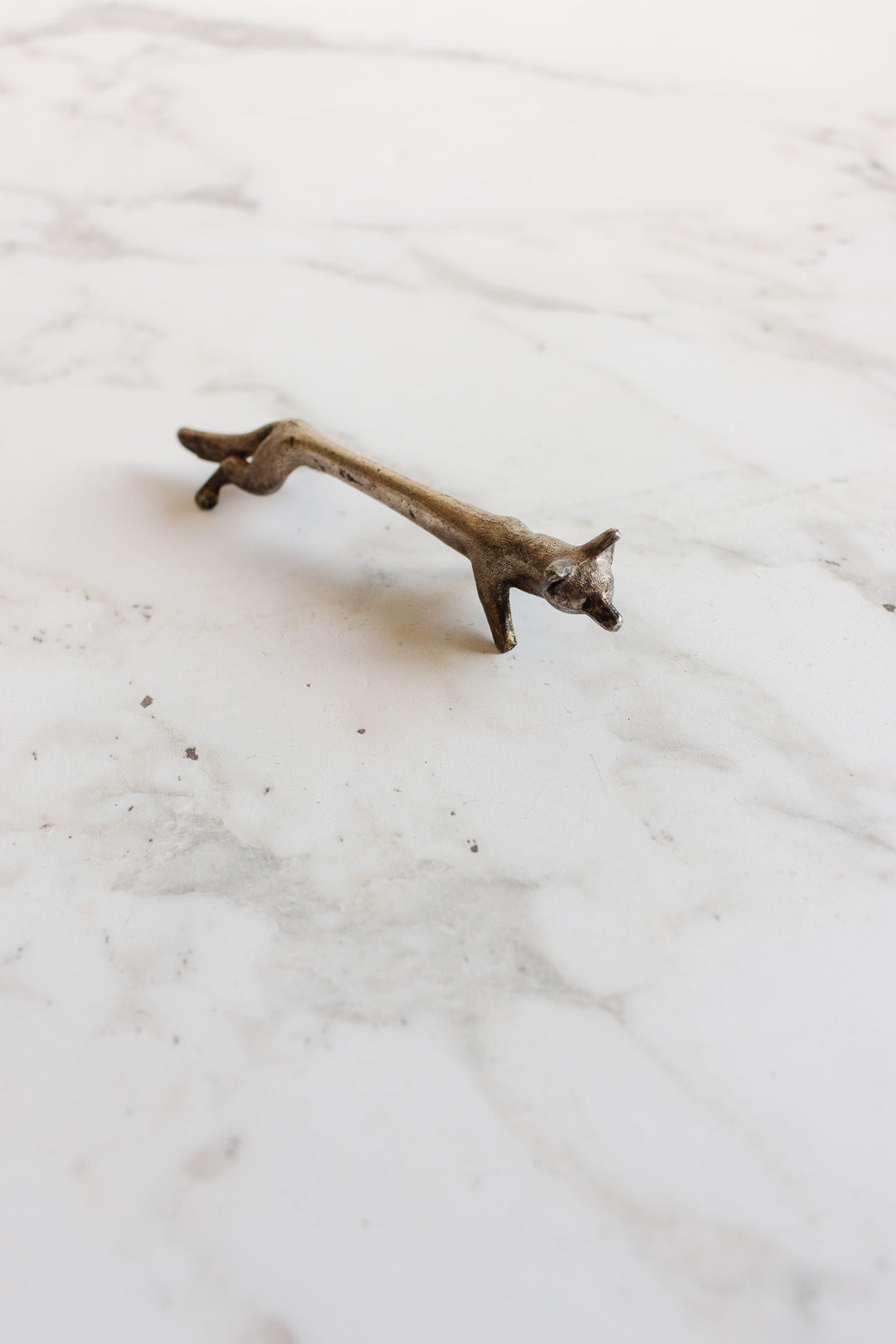 rare 1940s french porte-couteaux zoomorphe, set of 6