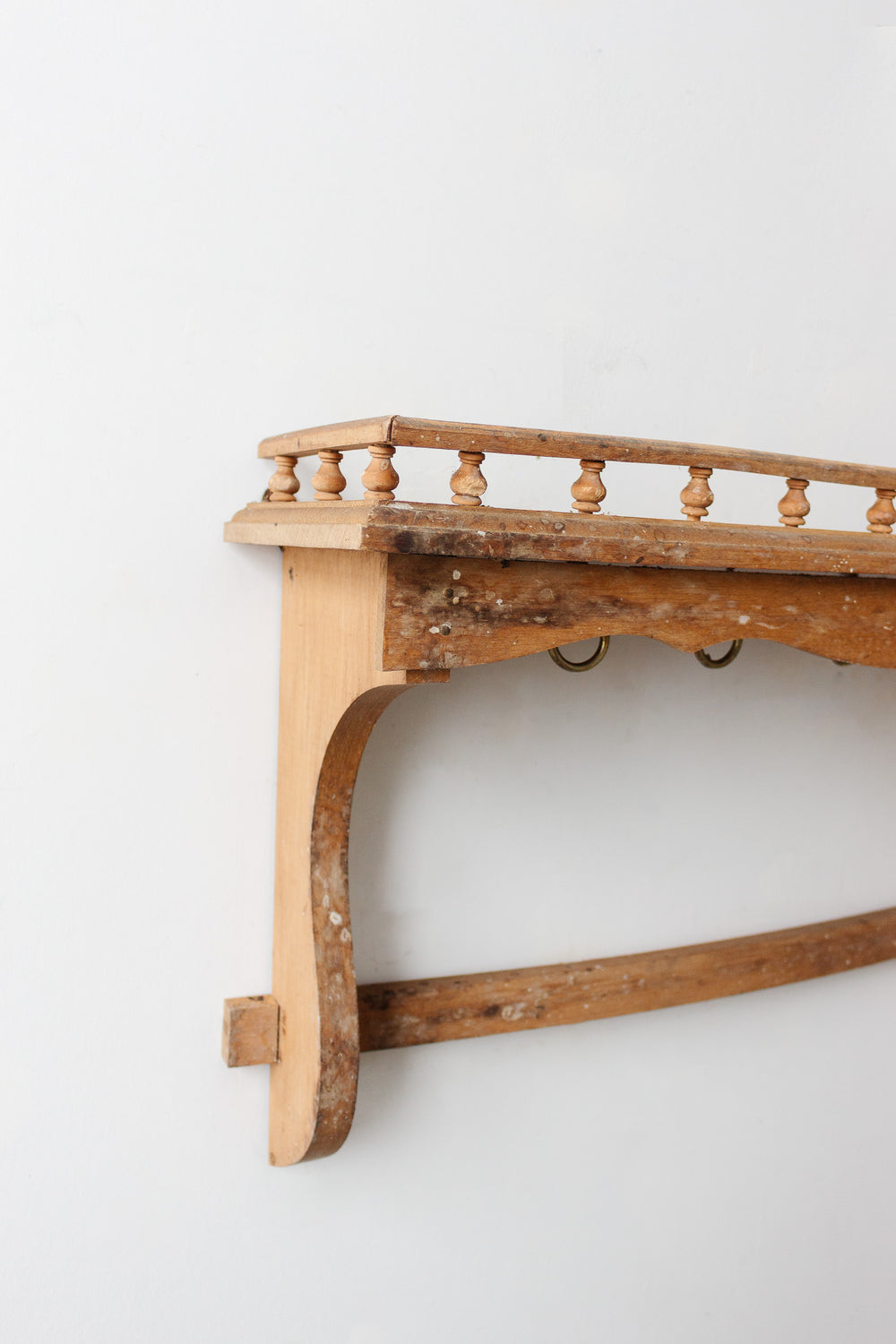 antique french farmhouse kitchen wall shelf