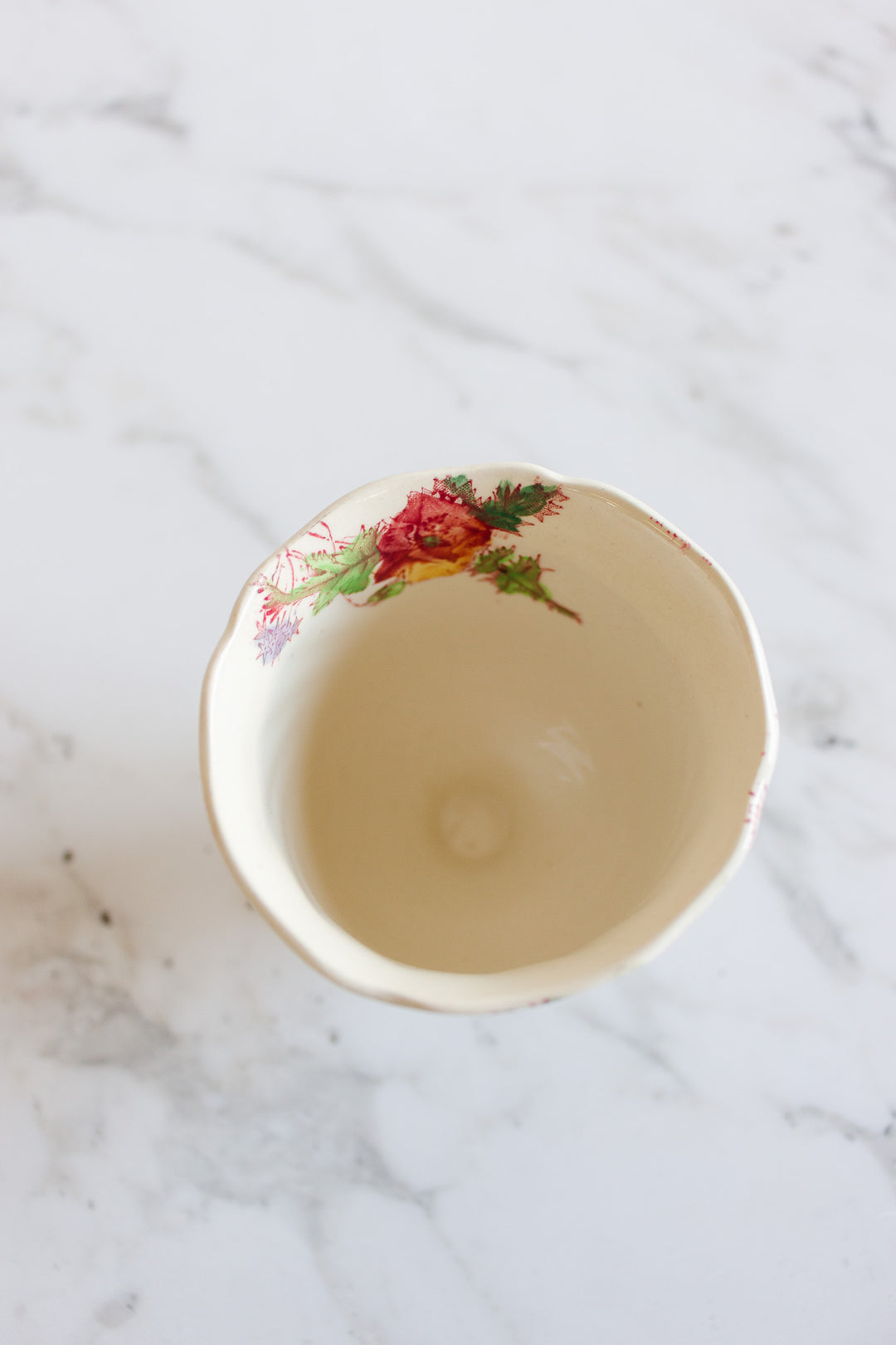 rare midcentury royal doulton floral eggcup