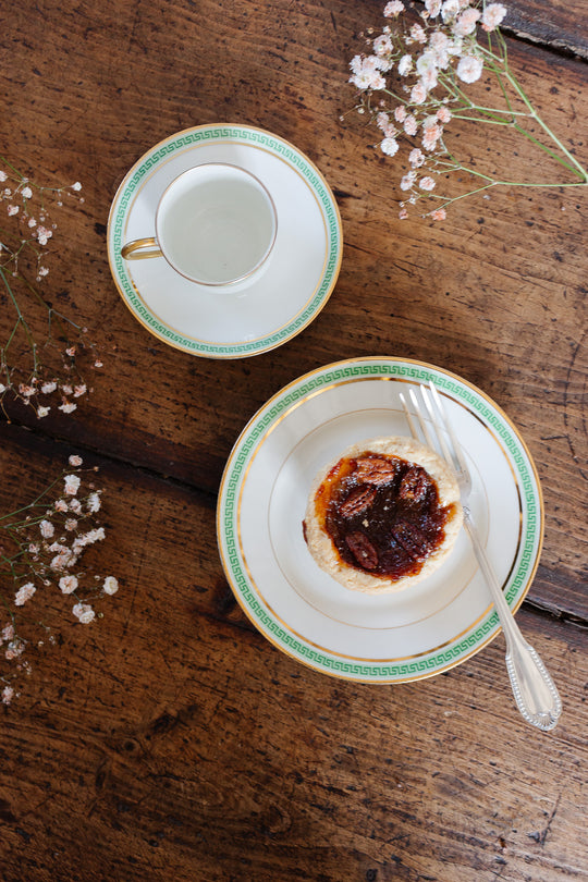 turn of the century D&C L. Bernadaud 22k greek key coffee set